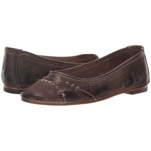 dark brown flat shoes